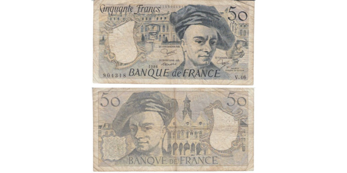 FRANCIA B-152.- 50 FRANCOS 1986.  BC