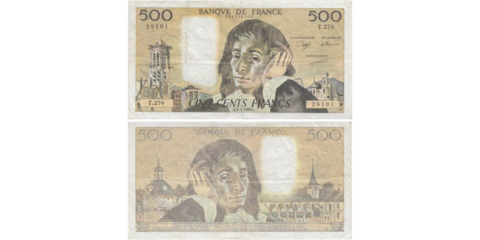 FRANCIA B-156.- 500 FRANCOS 1968/93 , MBC