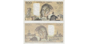 FRANCIA B-156.- 500 FRANCOS 1968/93 , MBC