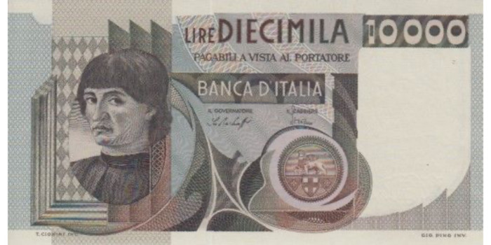 ITALIA B-106 , 10.000 LIRAS 1976/84 , SC