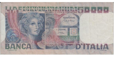 ITALIA B-107 , 50.000 LIRAS 20-6-1977 , MBC+