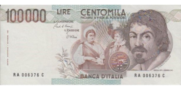 ITALIA B-110 , 100.000 LIRAS 1-9-1983 , SC