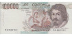 ITALY B-110 , 100.000 LIRE 1-9-1983 , SC
