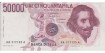ITALY B-113 , 50.000 LIRE 6-2-1984 , EBC