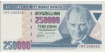 TURKEY B-207, 250.000 LIRA 1970, SC