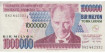 TURQUIA B-213, 1.000.000 LIRA 1970, EBC