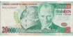 TURQUIA B-215, 20.000.000 LIRA 1970, MBC