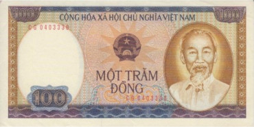 VIETNAM REP. SOLIALISTA B-088, 100 DONG 1980, SC