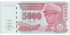 ZAIRE - B-069 5000 NUEVO ZAIRES 1995, SC