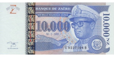 ZAIRE - B-071 10.000 NUEVO ZAIRES 1995, SC