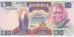 ZAMBIA - B-28, 50 KWACHA 1986/88, SC