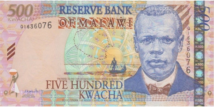 MALAWI B-48A, 500 KWACHA 2003 , SC
