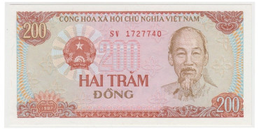 VIETNAM B-100.- 200 DONG 1987.  SC