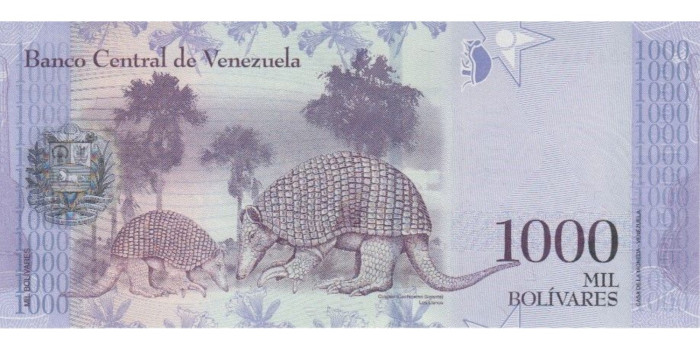 VENEZUELA B-095, 1000 BOLIVARES 2017, SC
