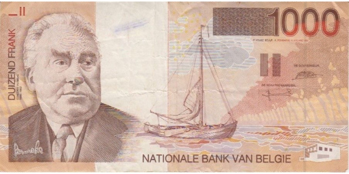 BELGICA - B-150, 1000 FRANCOS 1997, BC