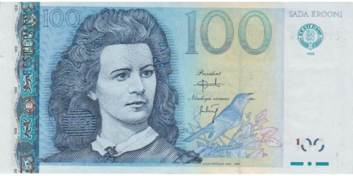 ESTONIA B-82 , 100 KROONI 1999 , EBC