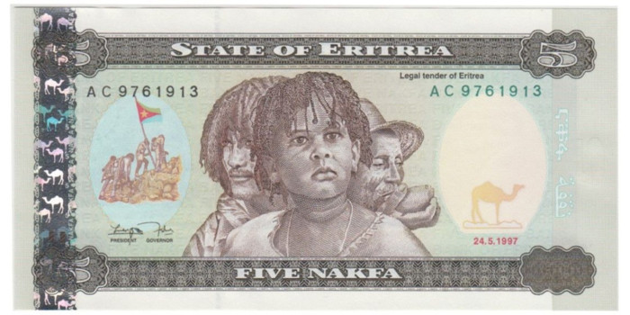 ERITREA B-2.- 5 NAKFA 1997.  SC