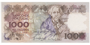 PORTUGAL B-181 , 1000 ESCUDOS 1983/94.  MBC