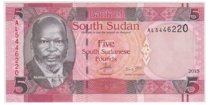 SUDAN DEL SUR B-006.- 5 LIBRAS 2015.  SC