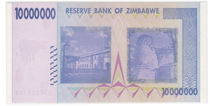 ZIMBABWE B-078.- 10.000.000 DOLARES 2008.  SC