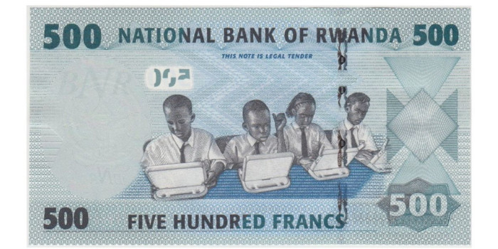 RUANDA B-38.- 500 FRANCOS 2013.  SC