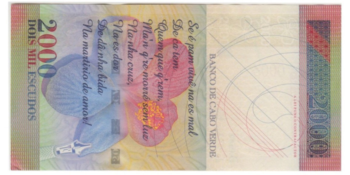 CABO VERDE B-66.- 2000 ESCUDO 1999.  EBC