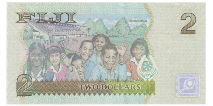 FIJI B-109.- 2 DOLARES 2007/12.  SC