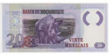 MOZAMBIQUE B-149.- 20 METICAIS 2011.  SC