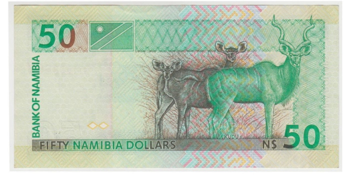 NAMIBIA B-006.- 50 NAMIBIA DOLAR 2002.  SC