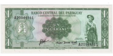 PARAGUAY B-193b.- 1 GUARANI LEY 1952.  SC