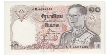 THAILANDIA B-098.- 10 BAHT 1995.  SC