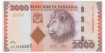 TANZANIA B-042.- 2000 SHILLINGS 2010.  SC