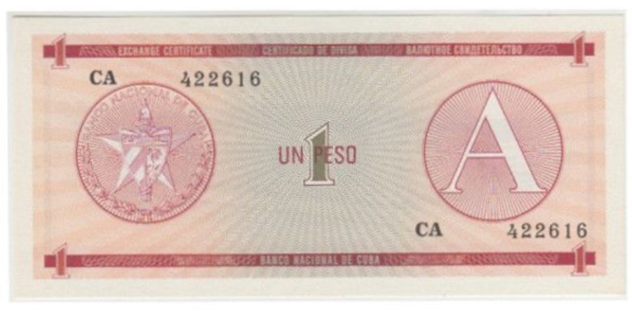 CUBA B-Fx1 - 1 Pesos 1985 - SC
