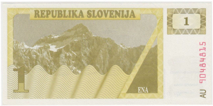 ESLOVENIA B-001a - 1 Tolar 1990 - SC