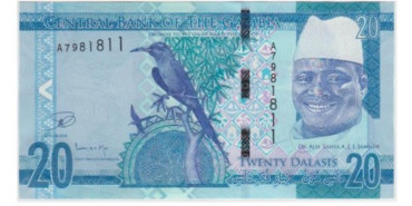 GAMBIA B-033 - 20 Dalasis 2015 - SC