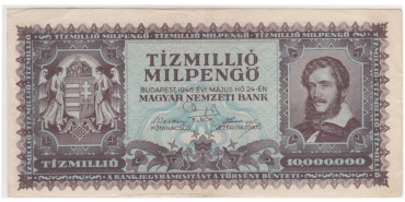 HUNGRIA B-129 - 10.000.000 Pengo 1946 - MBC