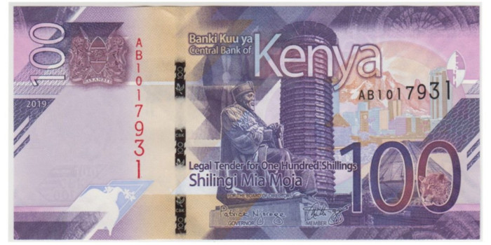 KENIA B--- - 100 Shillings 2019 - SC