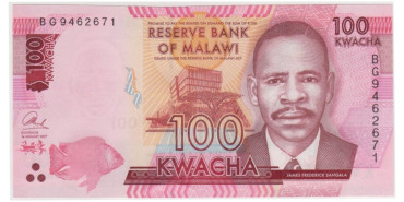 MALAWI B-065c - 100 Kwacha 2017 - SC