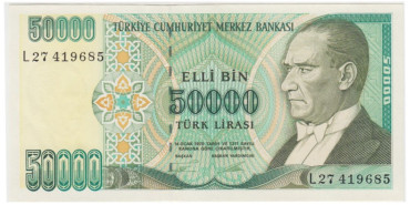 TURQUIA B-204 - 50.000 Liras 1970 - SC