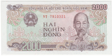 VIETNAM B-107a - 2.000 Dong 1980 - SC