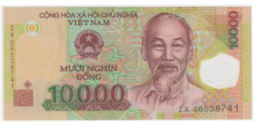 VIETNAM B-119a - 10.000 Dong 2006 - SC polimero