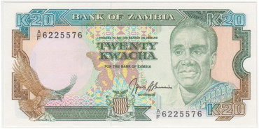 ZAMBIA B-032b - 10 Kwacha 1991 - SC