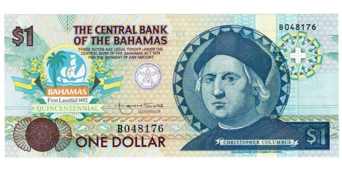 BAHAMAS B-050 -  1 Dollar 1974 - SC