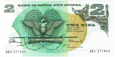 PAPUA NUEVA GUINEA B-001- 2 Kina 1975.  SC