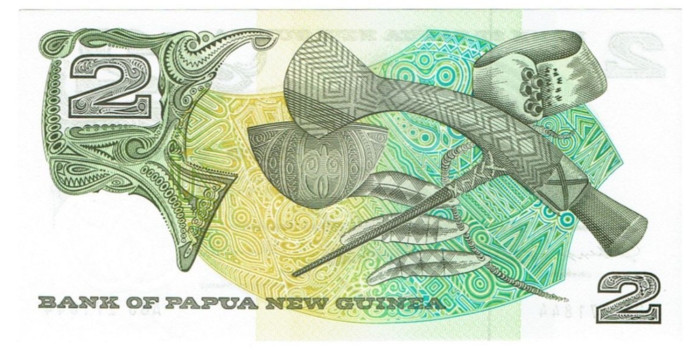 PAPUA NUEVA GUINEA B-001- 2 Kina 1975.  SC
