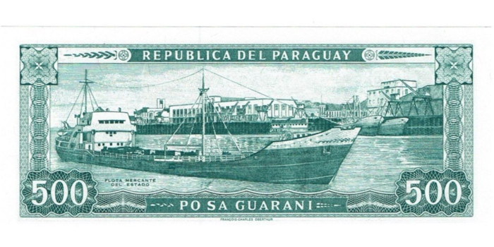 PARAGUAY B-212.- 500 GUARANIES 1995.  SC