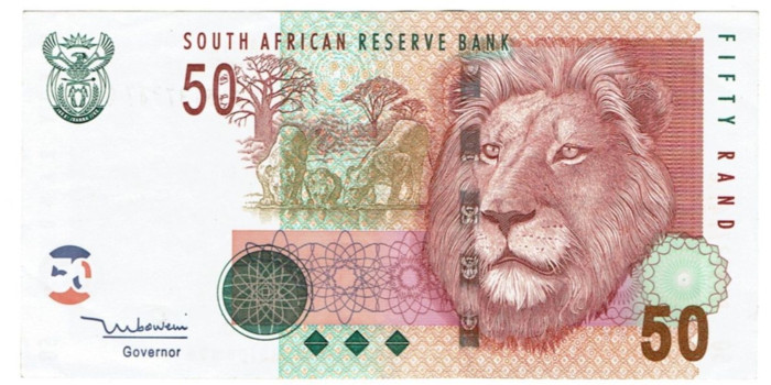 SUDAFRICA B-130.- 50 Rand 2005/2010.  SC