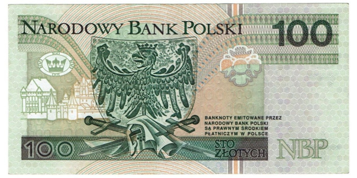 POLONIA B-176  100 ZLOTYCH 1994. SC-