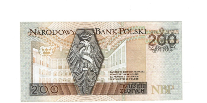 POLONIA B-177  200 ZLOTYCH 1994. EBC+