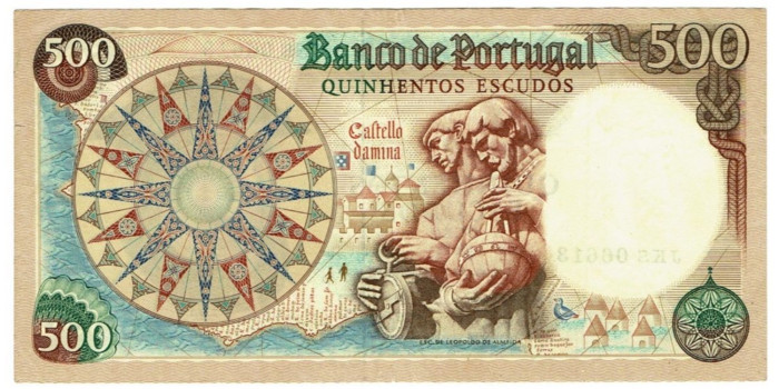 PORTUGAL B-170.-500 ESCUDOS 1966. EBC